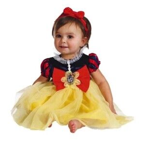 Disney Baby Snow White Costume Dress Toddler Girls Size 3T-4T New